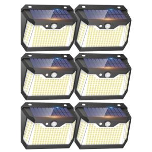 Philosun 6 Paquete Luces Solares LED Exterior Auto ON&OFF,…