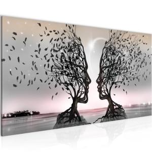 Runa Art Cuadro Decorativo Amantes 1 Parte Moderno Cuadro L…