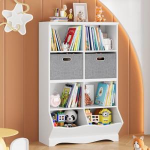 HOCSOK Estantería infantil, estantería para niños con 8 est…