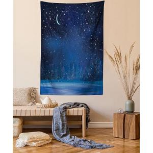 ABAKUHAUS Luna Tapiz de Pared y Cubrecama Suave, Invierno M…