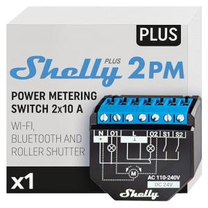Shelly Plus 2PM - Interruptor Inteligente WiFi & Bluetooth,…