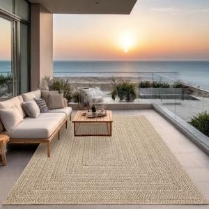 the carpet Kansas - Alfombra para Exterior e Interior con A…
