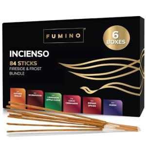 Fumino - Lote de 6 Cajas de inciensos Naturales Hielo y Fue…