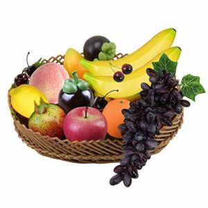 EQLEF Juego de Frutas Artificiales de 12 Piezas, Fruta Fals…