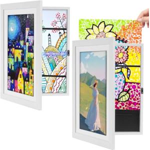 YIIFELL 2 Piezas Marco Para Dibujos Niños A4, Marco Dibujos…