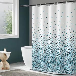 DAMAI Cortina de Ducha Poliéster Cortina de Baño Impermeabl…