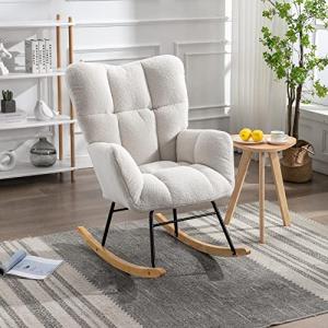 HAINEW Mecedora balancín, silla de relax, sillón de salón,…