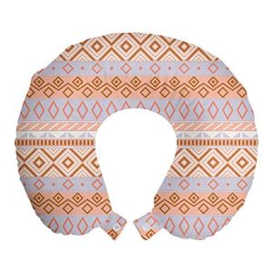 ABAKUHAUS Tribal Cojín de Viaje para Soporte de Cuello, Rom…