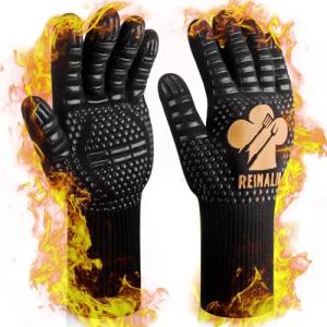 Reinalin Guantes Barbacoa Cocina Resistente al Calor hasta…