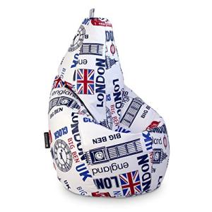 HAPPERS Puff Pera Estampado para Salón o Dormitorio London…