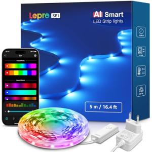 Lepro SE1 AI Tira LED 5M, Luces LED Habitación RGB, Sincron…