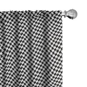 ABAKUHAUS Pata de Gallo Juego de 2 Paños Cortinas, Ornament…