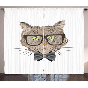 ABAKUHAUS Friki Cortinas, Urbana del Estilo del Gato del In…