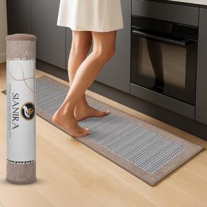 SIANIRA Alfombras Cocina. Beige (44 * 150cm) Resistente y F…