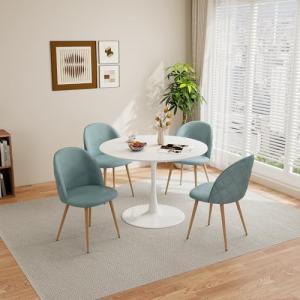 GrandCA HOME Conjunto de Mesa y Sillas de Comedor, Mesa Red…