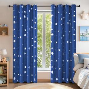 Deconovo Cortinas Opacas de Salón Térmicas Aislantes para V…