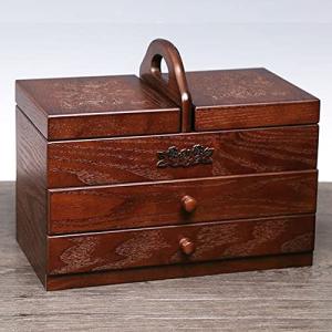 Vituord Caja De Costura De Madera, Estuche De Almacenamient…