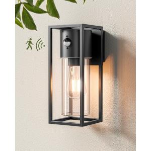 EDISHINE Aplique de Pared Exterior con Sensor de Movimiento…