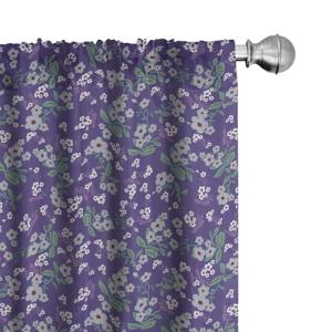 ABAKUHAUS Primavera Juego de 2 Paños Cortinas, de Flora Gar…