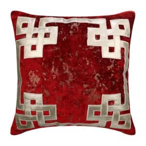 The HomeCentric Decorativo Rojo Cojin Jardin, Paquete de 2,…
