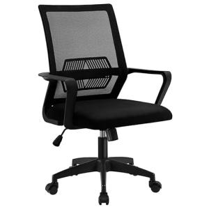 HOGAR24 ES - Silla de Oficina Ergonómica Ajustable con Sopo…