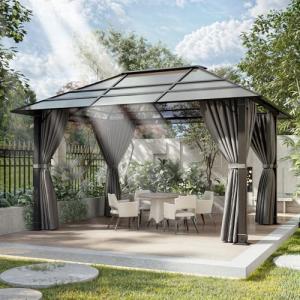 Devoko Cenador 3x4 Impermeable Estable, pergolas de Jardin…