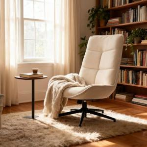 MEUBLE Cosy Sillón Relax de Salón, Silla Giratorio Moderna…