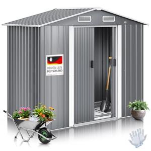 KESSER® - Caseta para electrodomésticos L de metal 3,4 m³ c…