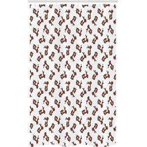 ABAKUHAUS Motocicleta Cortina para baño, Diseño Retro de la…