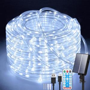 Aofonchy Solar Luces de Cuerda de Tubo Exterior, 20M 200LED…