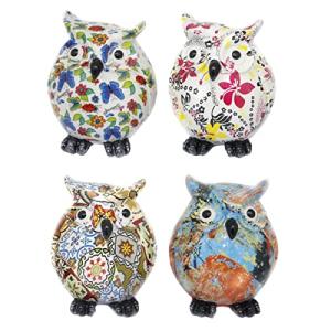 BY SIGRIS Signes Grimalt Figura Búho 4 Unidades Blanco de R…