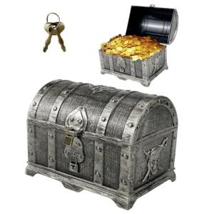 VicBou Cofre del Tesoro, Cofre del Tesoro Pirata, Caja de A…