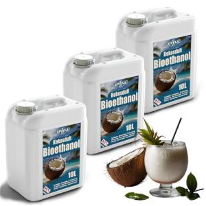 Bioetanol 96,6% 30L | Bio Alcohol Coco Aroma 96,6% 3x10L |…