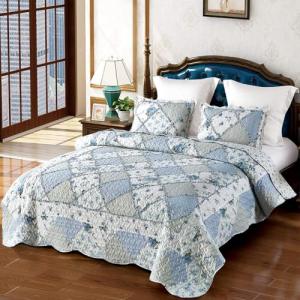DECMAY Colcha Cama 150 Colchas Patchwork Azul 220x240 cm, C…