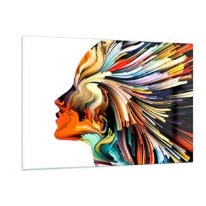 Decoracion Salon efectos expresionismo chica fantasía Vidri…