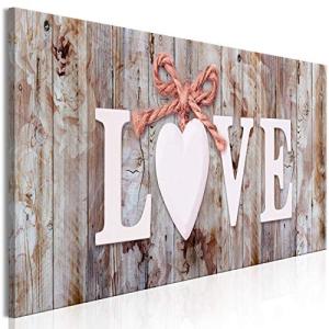 murando Cuadro en Lienzo Love 120x40 cm Impresión de 1 Piez…