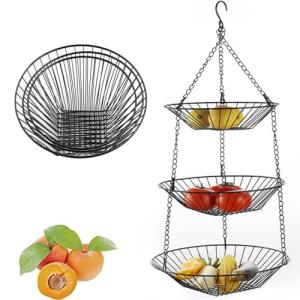 Frutero Colgante, Frutero 3 Pisos Cesta, Cesta Colgante de…