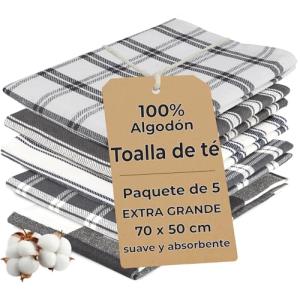 LivinEase Paños de Cocina Premium - Paños de Cocina de Algo…