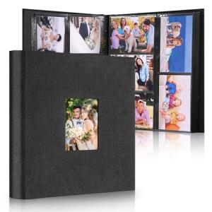 DazSpirit Album Fotos 10X15 cm 600 Fotos, Cubierta De Lino…