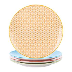 Vancasso Natsuki Plato de postre de porcelana, 4 piezas Pla…