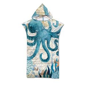 Odot Toalla Poncho de Surf, Microfibra de Secado rápido de…
