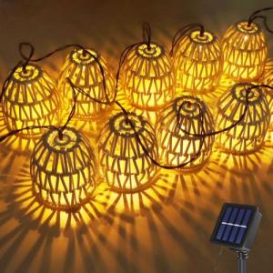 Paquete De 10 Luces LED Solares De Exterior, Farolillos Ext…