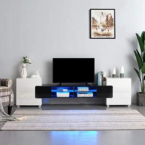 Mueble de TV LED, banco de TV, iluminación LED RGB con colo…