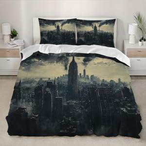 Horizonte de Nueva York Juego de Ropa de Cama 3 Piezas Micr…