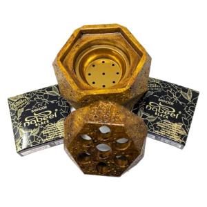 Nabeel Black Oudh Bakhoor - Ladrillos de incienso - 2 cajas…