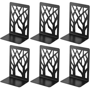 3 Pares Sujetalibros, Sujeta Libros de Metal Soporte Libros…