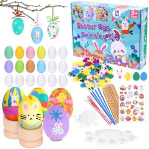 Dreamtop Huevos de Pascua para Pintar, 24 Piezas Huevos de…