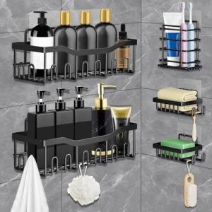 CIRULLI Estanteria baño, Estanteria baño sin taladro,paquet…