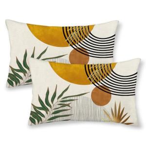 Juego de 2 fundas de almohada bohemias de 12 x 20 pulgadas,…
