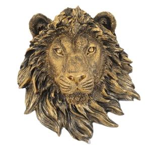 Gatuida Adorno Pared Cabeza León Resina Realista Decorativo…